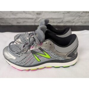 New Balance 1260 Womens 11 2E Extra Wide Gray Pink Green Running